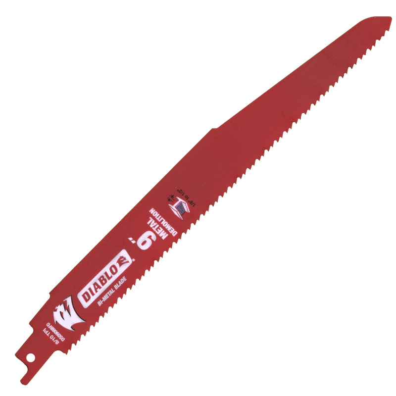 Diablo Steel Demon Reciprocating Saw Blades - 9" 20/24 TPI Thin Metal Cutting Blades (5-Pack)