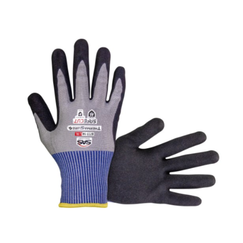 SAS SAFETY SafeCut® Gloves | Cut Level A5 | Nitrile Palm | CF Recycler ...