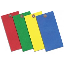 Blank Tyvek Tags - Colored Tags 6 1/4" x 3 1/8" 