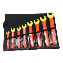Electrical Service CEMENTEX 8 Piece Metric Open End Wrench Set 