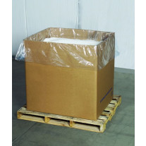 Bags - Gusseted Plastic Poly Gaylord Box Liner 4 Mil 54" x 44" x 72"