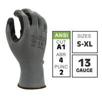 Gloves - Nitrile Dip Coated Palm Gloves