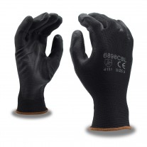 Gloves - Black Polyurethane Coated, 13-Gauge