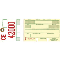 Inventory Tags - Notched Rolodex Style