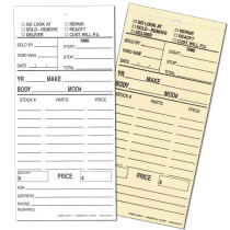 Part Pull Tags - 2 Part