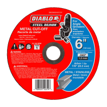 Diablo 6" x.045 x 7/8" Cut-Off Wheel