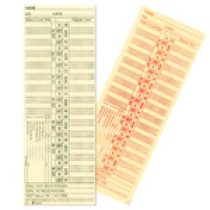 Employee Time Cards - 2 Sided