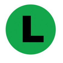 IS150GL GREEN L LABELS