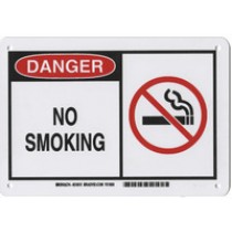 Warning Sign-DANGER NO SMOKINGPlastic