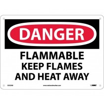 Warning Sign-DANGER FLAMMABLEPlastic