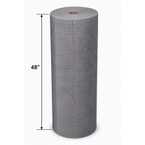 48" x 150' Gray Universal Absorbent Roll