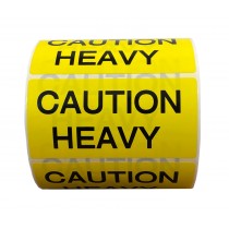 Precautionary Labels - Caution Heavy 