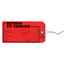 RETURN TO VENDOR