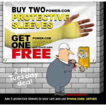 Protective Sleeve Power-Cor Cut Level 3 With Thumb Slot