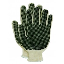 Gloves - String Knit With Dots
