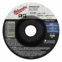 Milwaukee 4.5" grinding disc