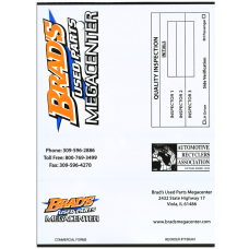 Custom Thermal Transfer Part Tags