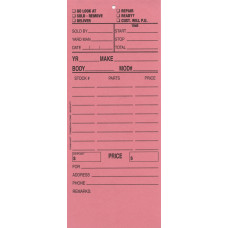 Part Pull Tags - 1 Part