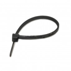 Plastic Zip Ties - 5.7" Black, UV Additive, 40 lb. Tensile Break Strength