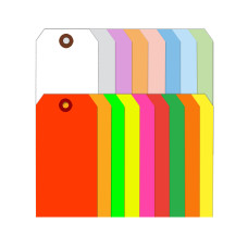 Blank Colored Tags #5 - 1000 Tags