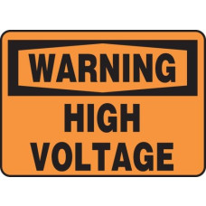 Warning Sign- WARNING HIGH VOLTAGE 