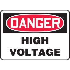 Warning Sign- DANGER HIGH VOLTAGE 