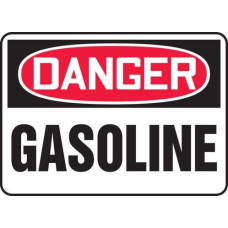 Warning Sticker-DANGER GASOLINE Dura-Vinyl