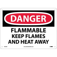 Warning Sign-DANGER FLAMMABLEAluminum