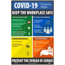 KEEP THE WORKPLACE SAFE POSTER COVID-19