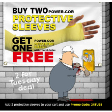 Protective Sleeve Power-Cor Cut Level 3 With Thumb Slot