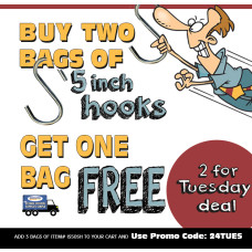Steel "S" Hooks - 5"