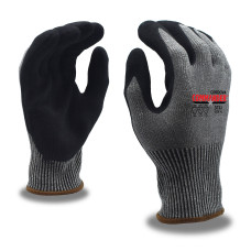 Gloves - Cordova Commander Cut Level A7 SANDY BLACK NITRILE Palm