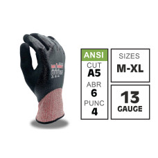 Gloves - Cordova Machinist ICE™ Cut Level A5 BLACK NITRILE Palm