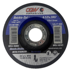 CGW Camel High Speed Reinforced Cut-Off Wheels 4.5" x .045"  7/8" Arbor T-27