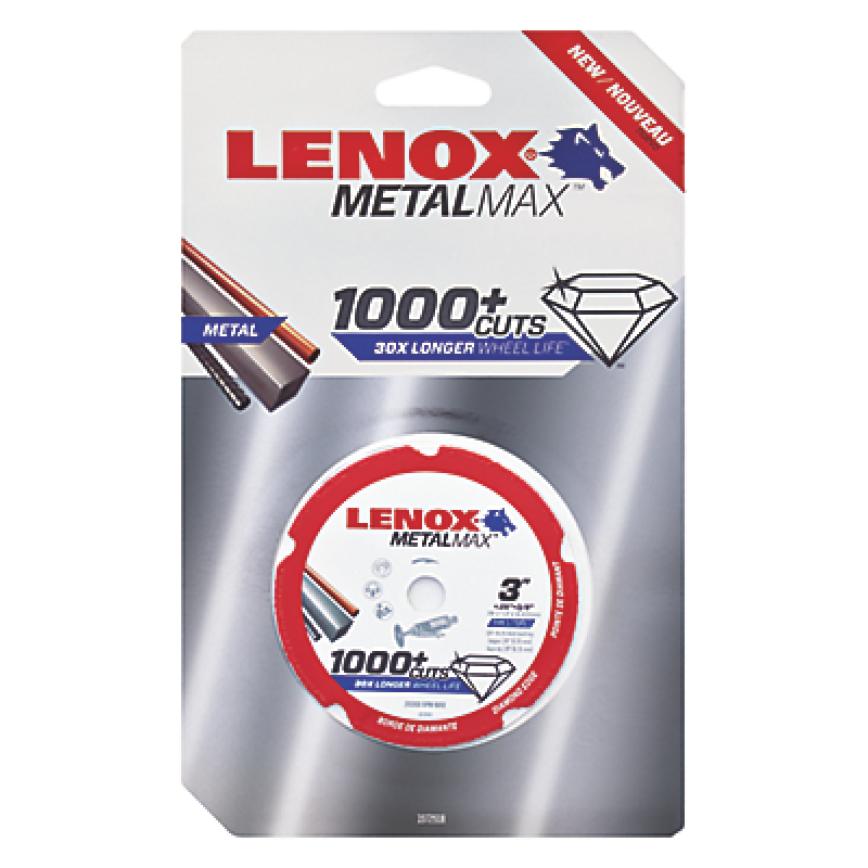 LENOX METALMAX™ 3" x .050 3/8" Arbor in Packaging