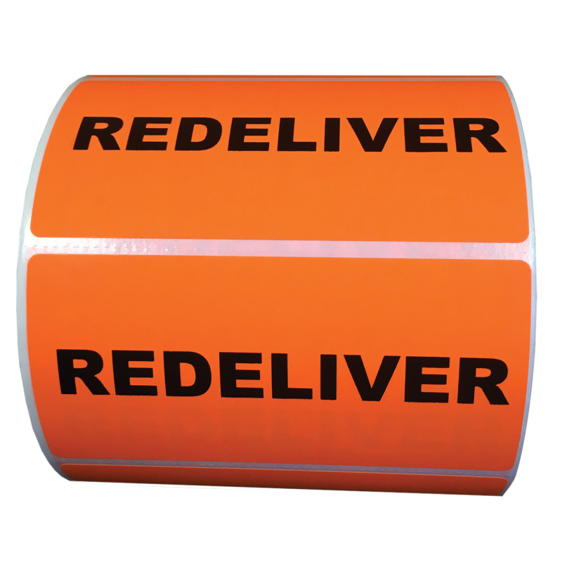 Redeliver Label- CF RECYCLER SUPPLY