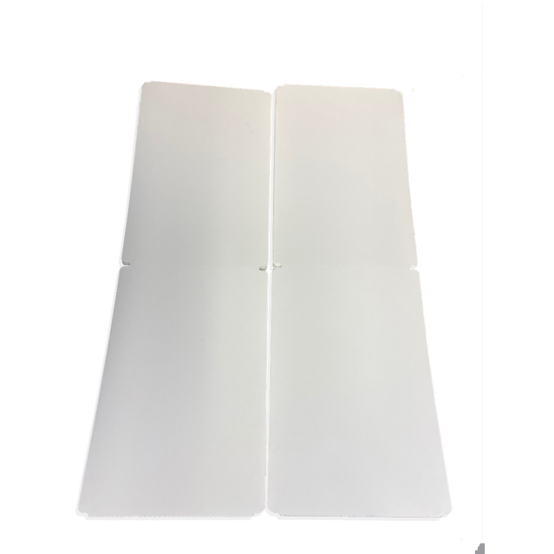 Thermal Transfer Paper Notched Tags- 4" x 6" Blank Tag