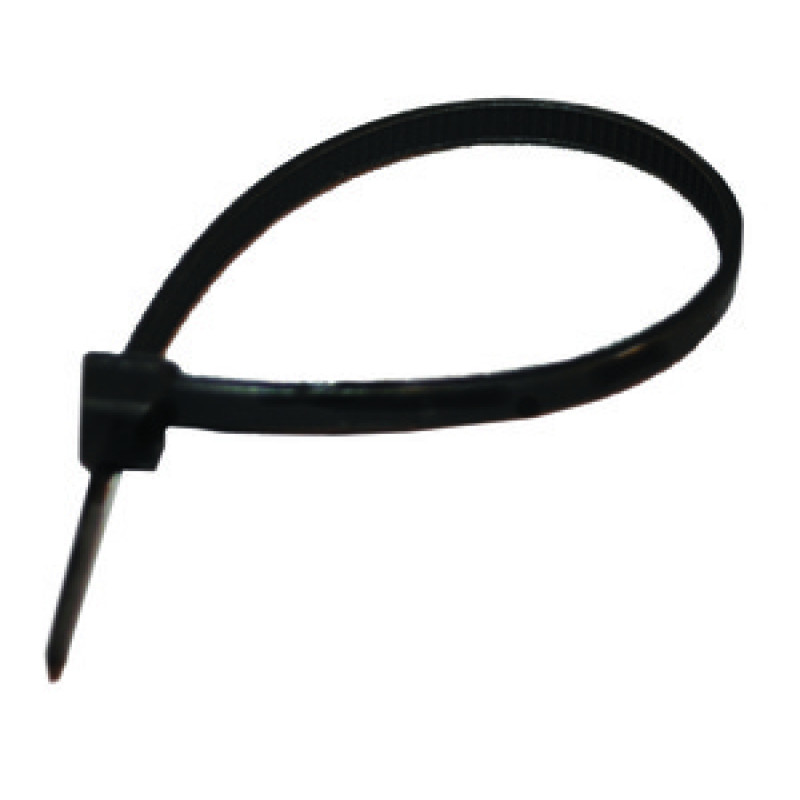 Plastic Ties 7.6" Black-UV