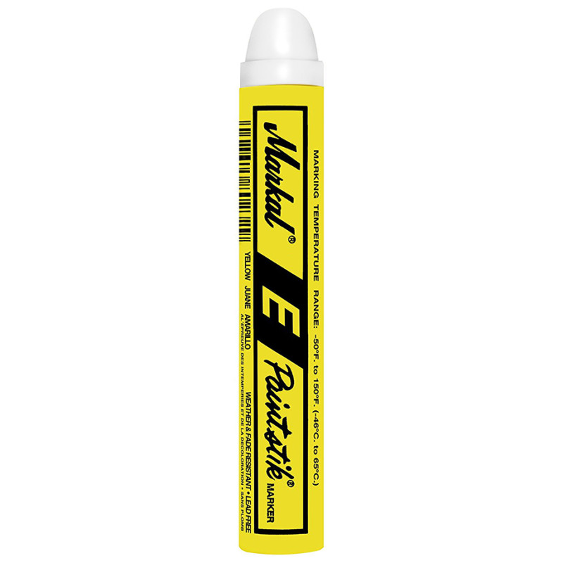 MARKAL "E" Paint Stik White- CF RECYCLER SUPPLY