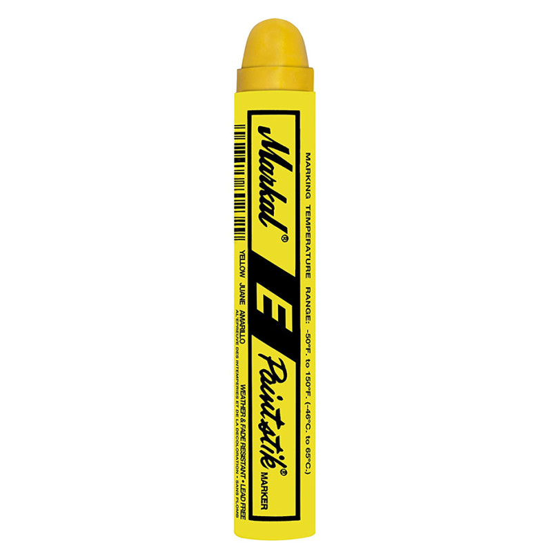 MARKAL "E" Paint Stik Yellow- CF RECYCLER SUPPLY