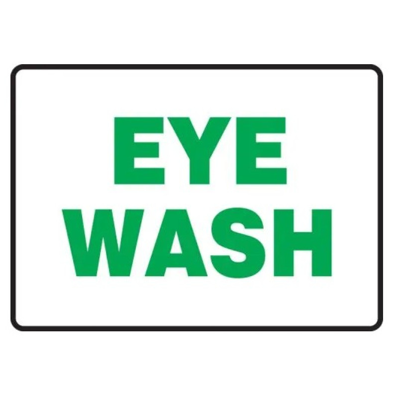 Warning Sign-DANGER EYE WASH Aluminum