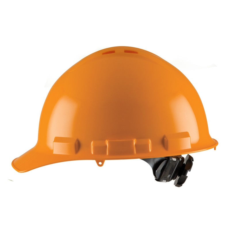 Hard Hat with 6-point ratchet- Hi-Viz ORANGE