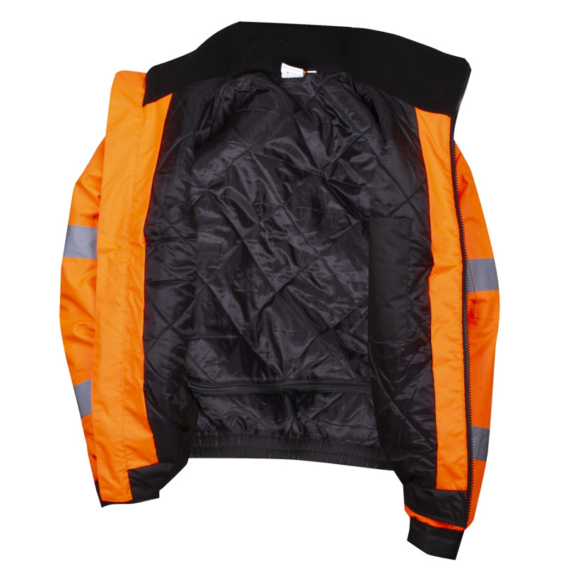 Cordova Reptyle™ Quilted Bomber Jacket - Orange J220