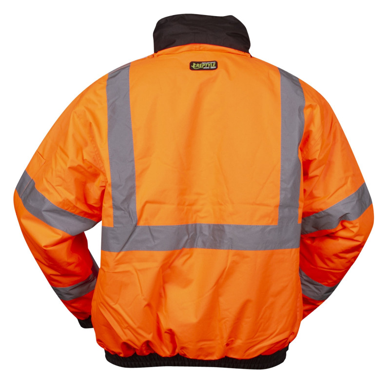 Cordova Reptyle™ Quilted Bomber Jacket - Orange J220