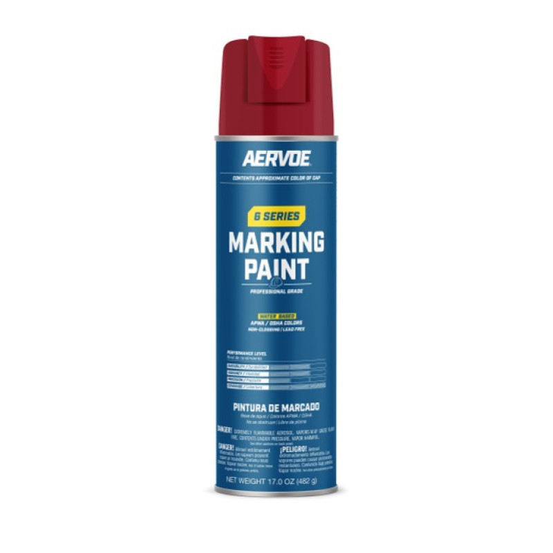 Seymour Safety Red Inverted tip Paint 