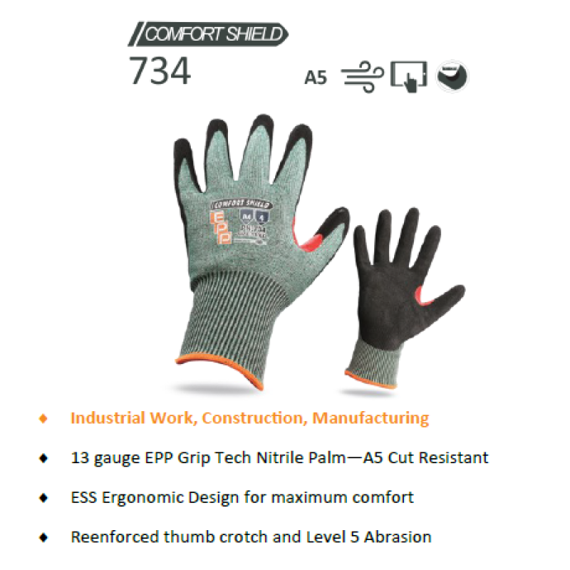EPP 734 A5 CUT LEVEL GLOVES PDP