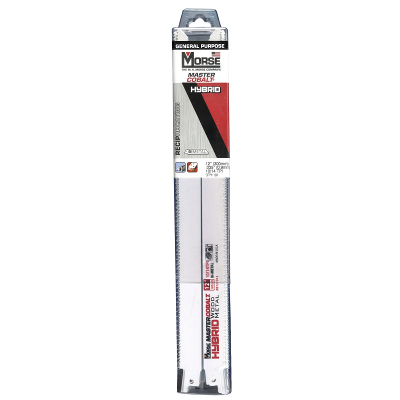 MORSE Bi-Metal Reciprocating Saw Blade 12"  .035 Thick