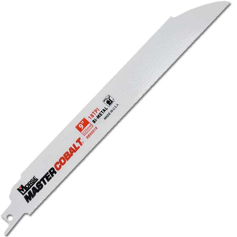 Lame Per Seghetto Alternativo Morse Master Cobalto - 6x0.035'' 18 TPI, Bimetallo, Confezione 5