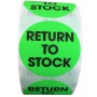 Label - 2" Circle Return to Stock Labels Green 500 per Roll