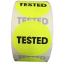 Label - 2" Circle Tested Labels Yellow 500 per Roll
